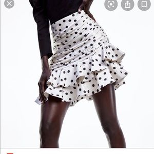 Zara Polka dot skirt NWT XS